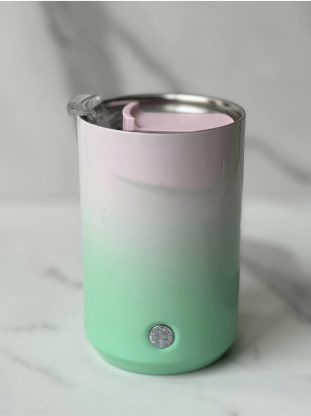 STARBUCKS 50th Anniversary Pink Gradient Stainless Steel Tumbler